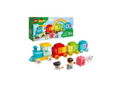 LEGO DUPLO My First Number Train - Learn to Count 10954 Building Toy; Introduce Boy and Girl Toddlers Age 2,3,4,5 Year Old to Numbers and Counting